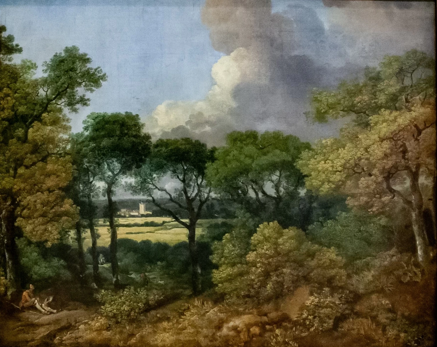 Paesaggio boscoso con contadino che riposa - Tate Britain, Londra